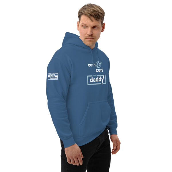 'Cum & Curl' Colour on Dark Hoodie - Image 12