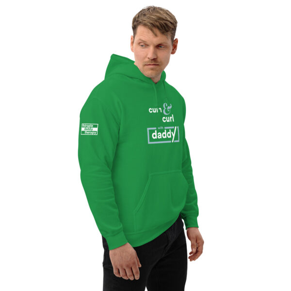 'Cum & Curl' Colour on Dark Hoodie - Image 14