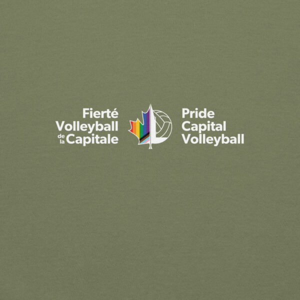 ‘Pride Capital Volleyball’ Colour Logo on Dark Hoodie - Image 23