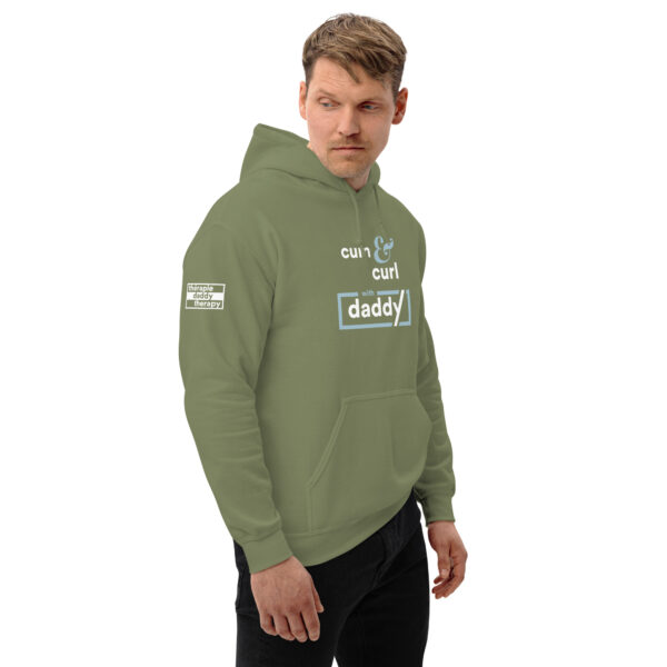 'Cum & Curl' Colour on Dark Hoodie - Image 16