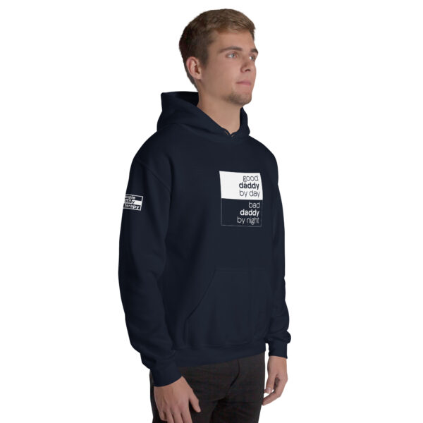 'Good/Bad' White on Dark Hoodie - Image 22