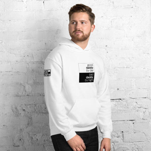 'Good/Bad' Black on Light Hoodie - Image 9