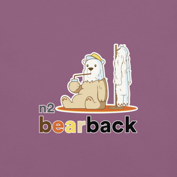 'Bearback' Colour on Dark T - Image 2