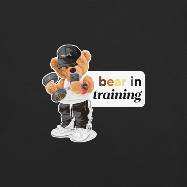 'Bear in Training' Colour on Dark T - Image 38