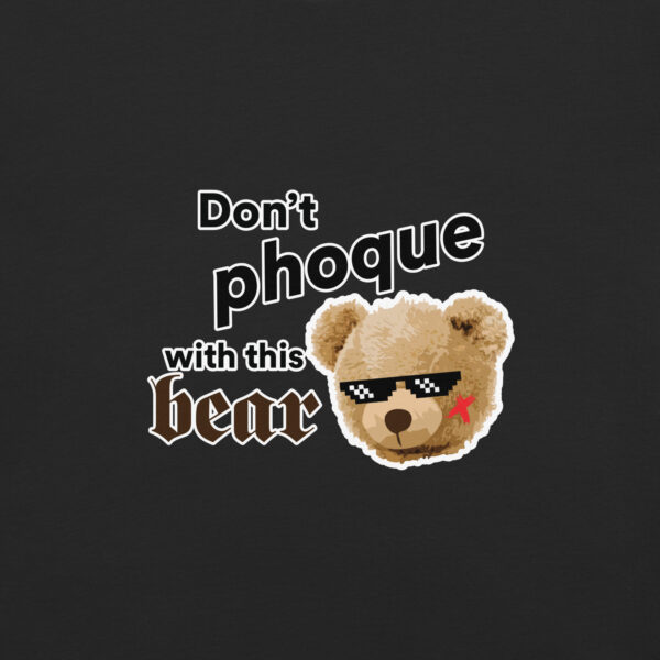 ‘Don’t Phoque w/Bear’ Colour on Dark T - Image 32