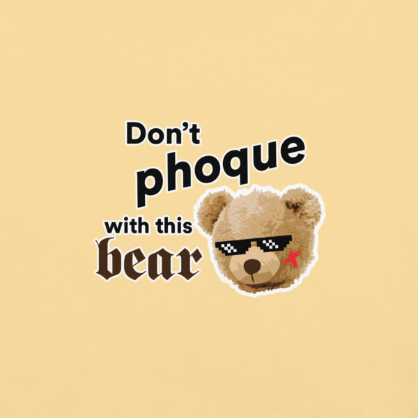 ‘Don’t Phoque w/Bear’ Colour on Light T - Image 2