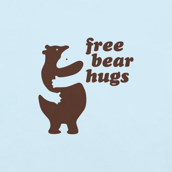 'Free Bear Hugs' Colour on Light T - Image 10