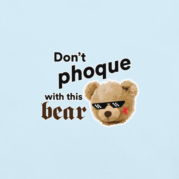 ‘Don’t Phoque w/Bear’ Colour on Light T - Image 11