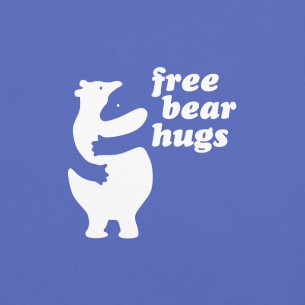 'Free Bear Hugs' White on Dark T - Image 29