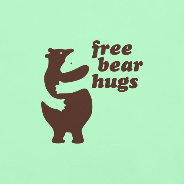 'Free Bear Hugs' Colour on Light T - Image 6