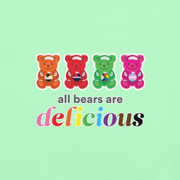 'Bears Are Delicious' Colour on Light T - Image 17