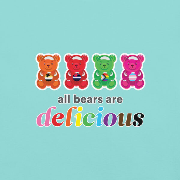 'Bears Are Delicious' Colour on Light T - Image 20