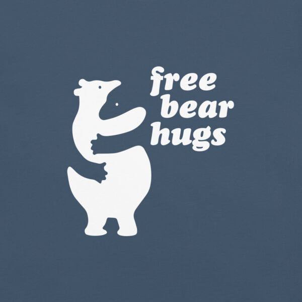 'Free Bear Hugs' White on Dark T - Image 32