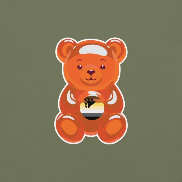 'Bear Gummie' Colour on Dark T - Image 26