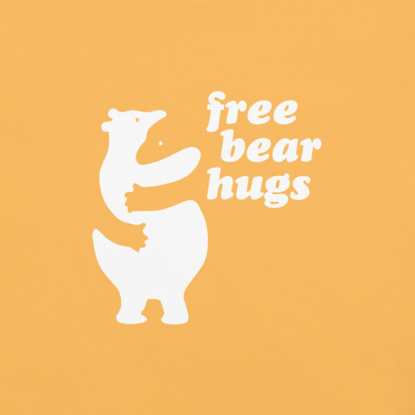 'Free Bear Hugs' White on Dark T - Image 20