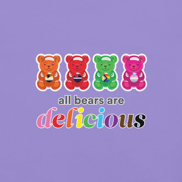 'Bears Are Delicious' Colour on Light T - Image 29