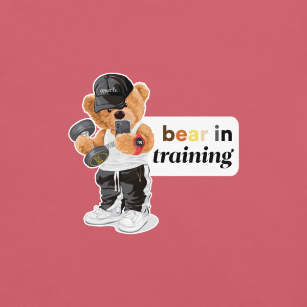 'Bear in Training' Colour on Light T - Image 11