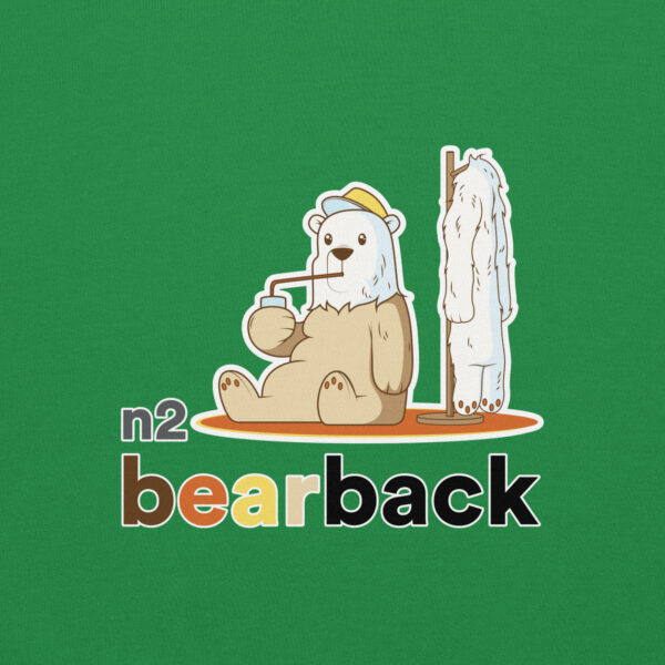 'Bearback' Colour on Dark Hoodie - Image 20