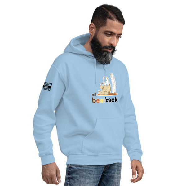 'Bearback' Colour on Light Hoodie - Image 4