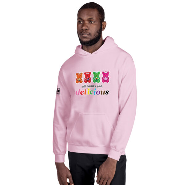 'Bears Are Delicious' Colour on Light Hoodie - Image 10