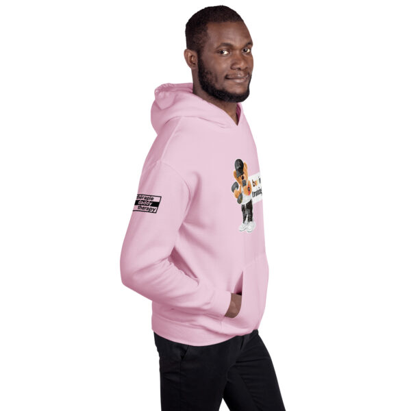 'Bear in Training' Colour on Light Hoodie - Image 9