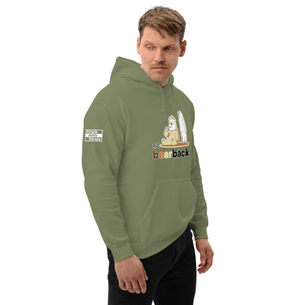 'Bearback' Colour on Dark Hoodie - Image 24