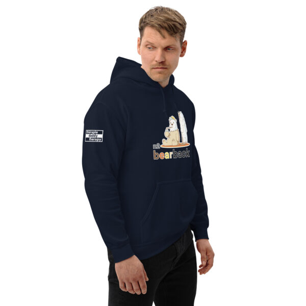 'Bearback' Colour on Dark Hoodie - Image 9