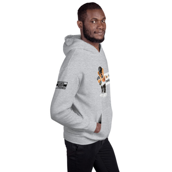 'Bear in Training' Colour on Light Hoodie - Image 6