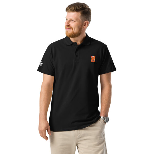 'Bear Gummie' Colour on Dark Polo - Image 6