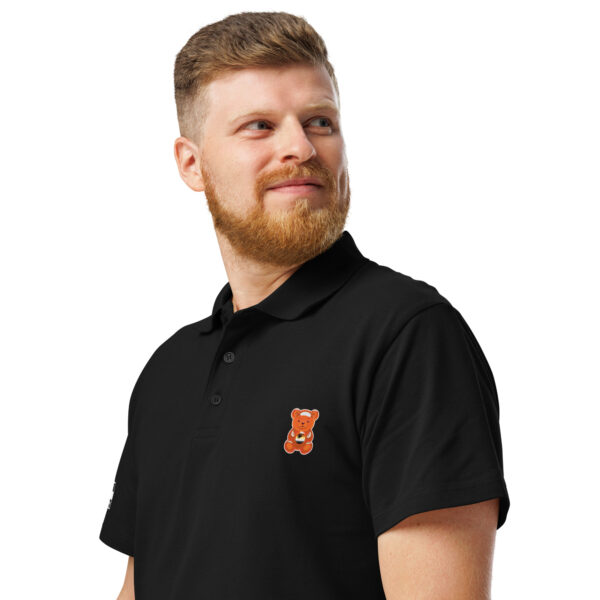 'Bear Gummie' Colour on Dark Polo - Image 4