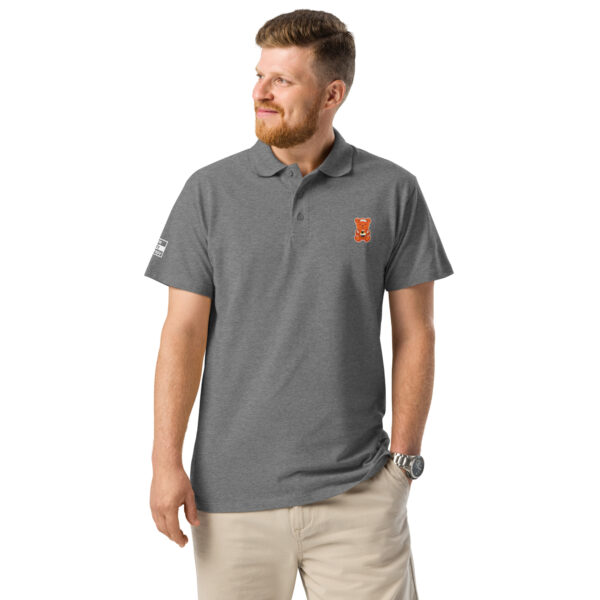 'Bear Gummie' Colour on Dark Polo - Image 15