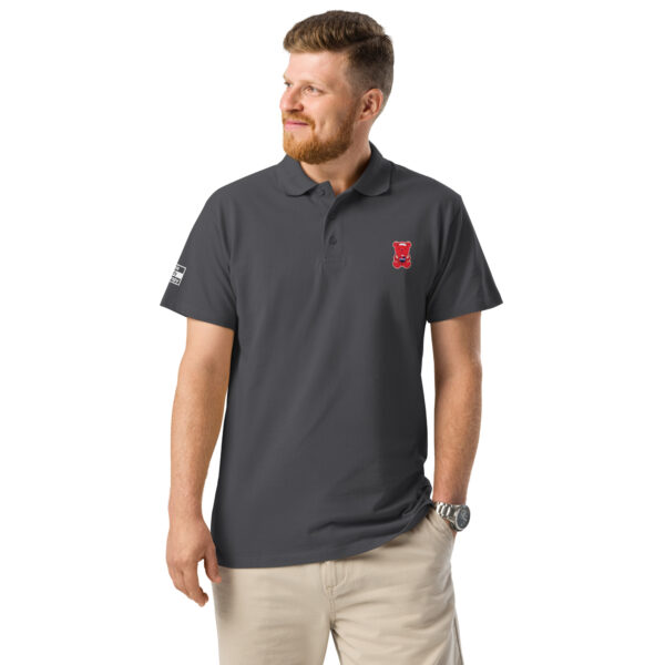 'Leather Gummie' Colour on Dark Polo - Image 10