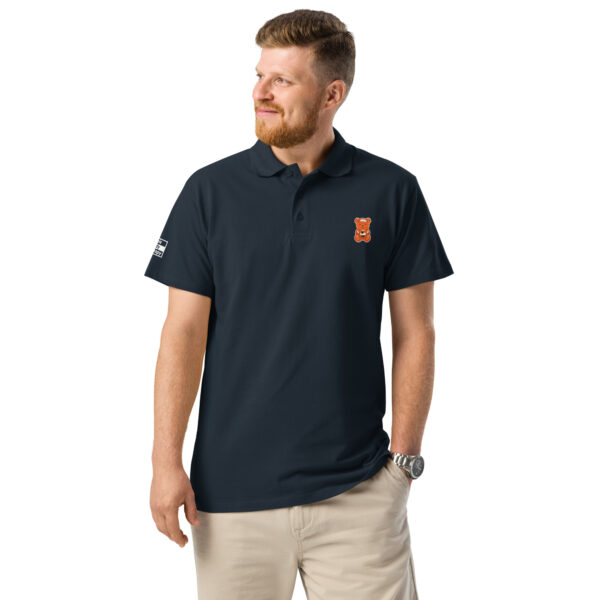 'Bear Gummie' Colour on Dark Polo - Image 9