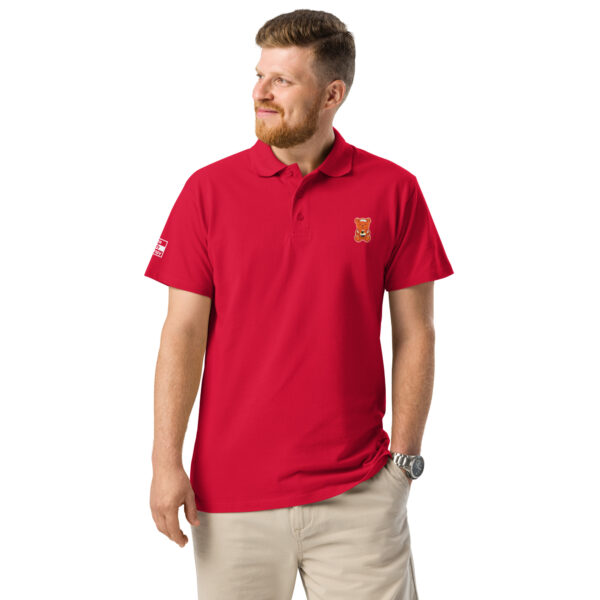 'Bear Gummie' Colour on Dark Polo - Image 12