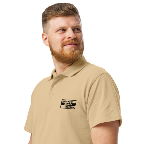 'Classic Logo' Black on Light Polo - Image 6