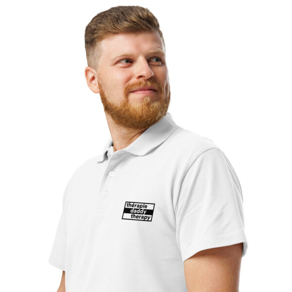 'Classic Logo' Black on Light Polo - Image 3