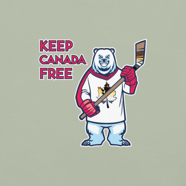 'Bear: Canada Free' Colour on Light T - Image 32