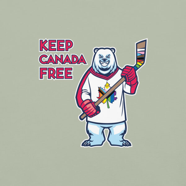 'Pride: Canada Free' Colour on Light T - Image 29