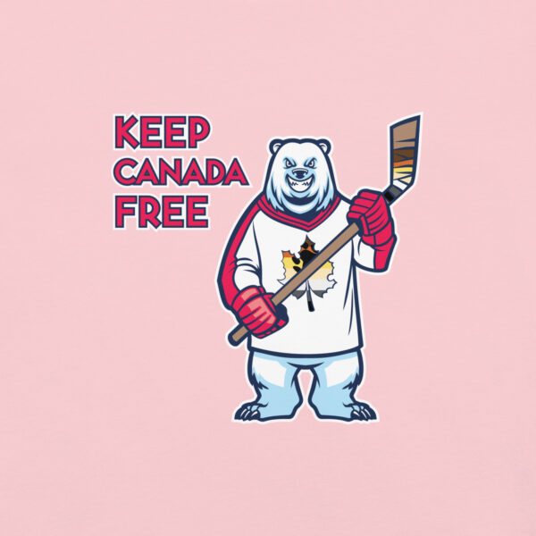 'Bear: Canada Free' Colour on Light T - Image 23