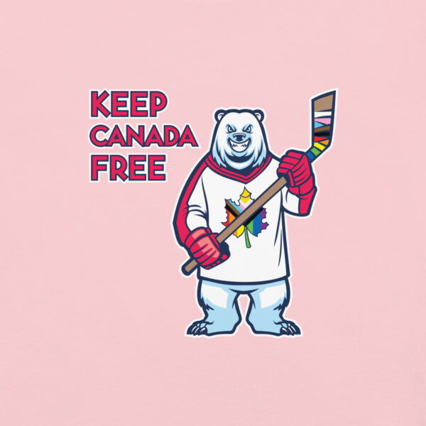 'Pride: Canada Free' Colour on Light T - Image 14