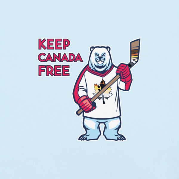 'Bear: Canada Free' Colour on Light T - Image 14