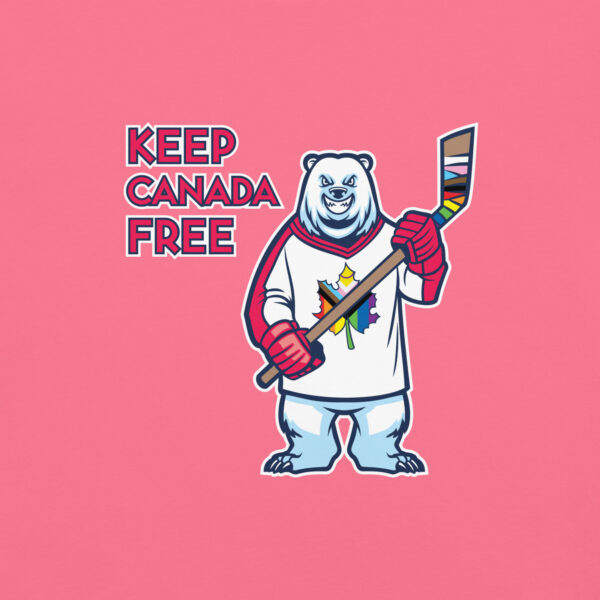 'Pride: Canada Free' Colour on Dark T - Image 29