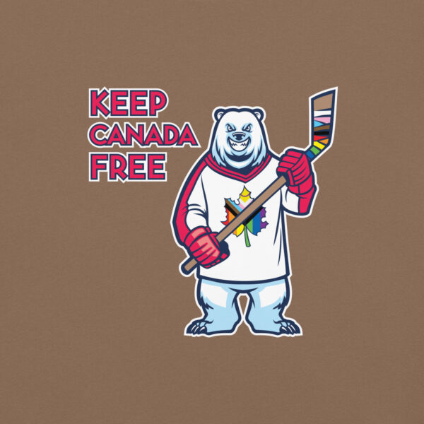 'Pride: Canada Free' Colour on Dark T - Image 32