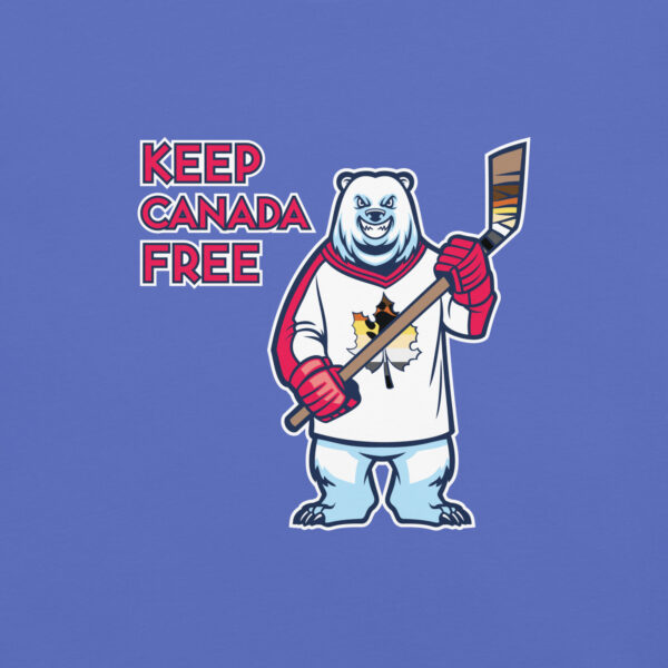 'Bear: Canada Free' Colour on Dark T - Image 29