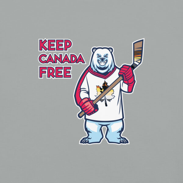 'Bear: Canada Free' Colour on Light T - Image 35