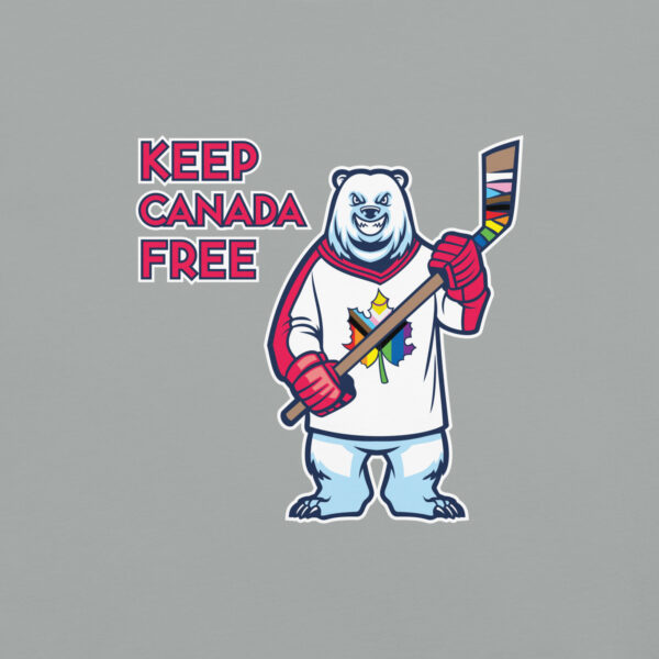 'Pride: Canada Free' Colour on Light T - Image 32