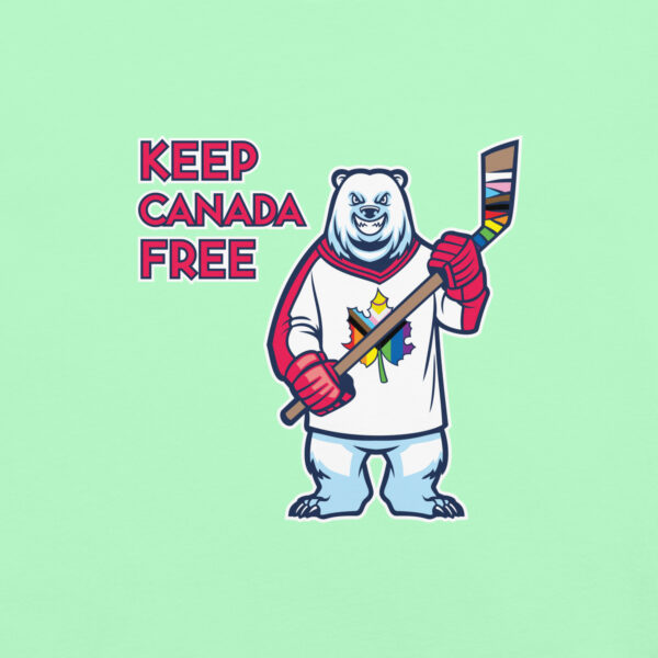 'Pride: Canada Free' Colour on Light T - Image 26