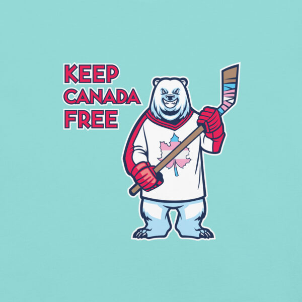 'Trans: Canada Free' Colour on Light T - Image 14