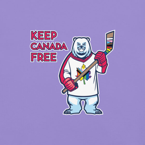 'Pride: Canada Free' Colour on Light T - Image 11