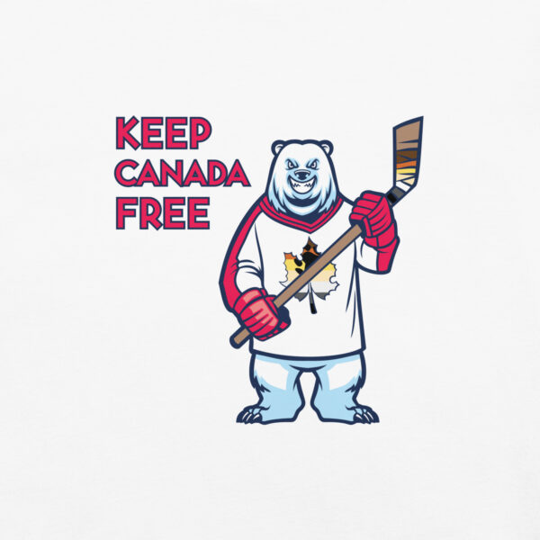 'Bear: Canada Free' Colour on Light T - Image 29